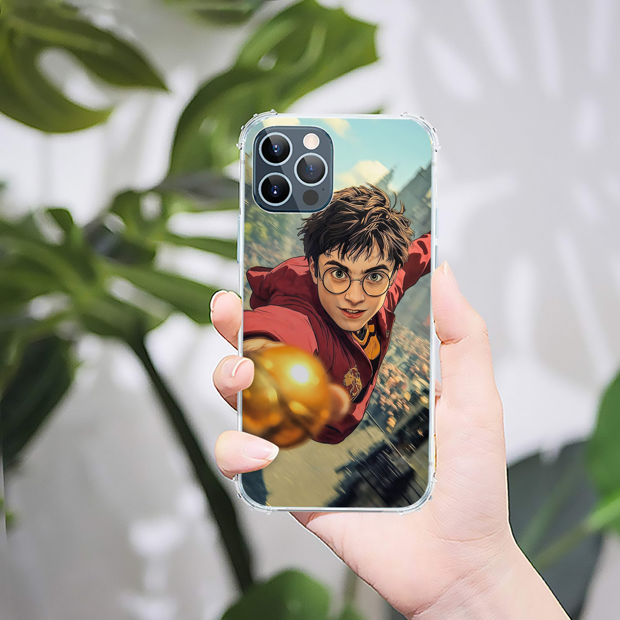 （画像用） Harry Potter ハリー・ポッターシリーズ 【iPhone 12シリーズ対応】透明スマホケース（クリアソフトケース）